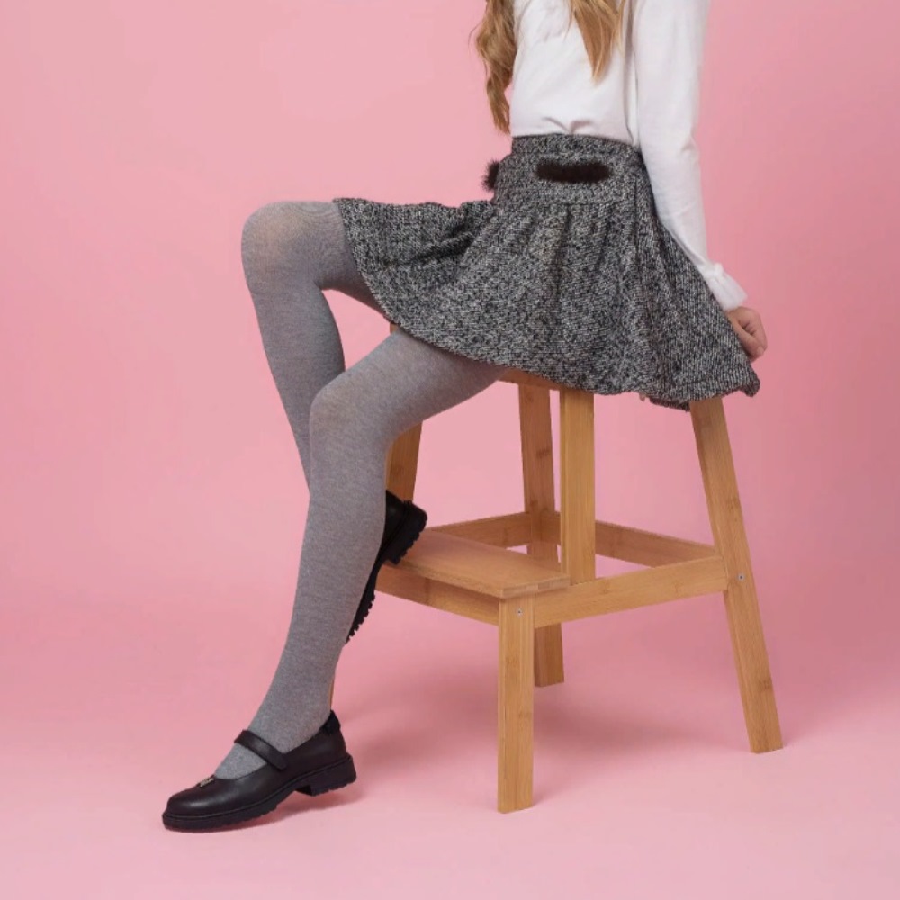 07032385-40 Теплые колготки Peppy Woolton серый, все фото 3