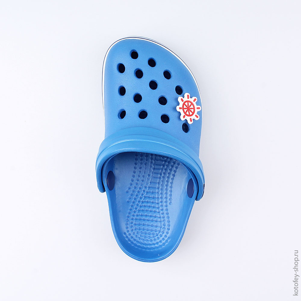 03014002-40 Украшение для обуви Штурвал красный, все фото 2