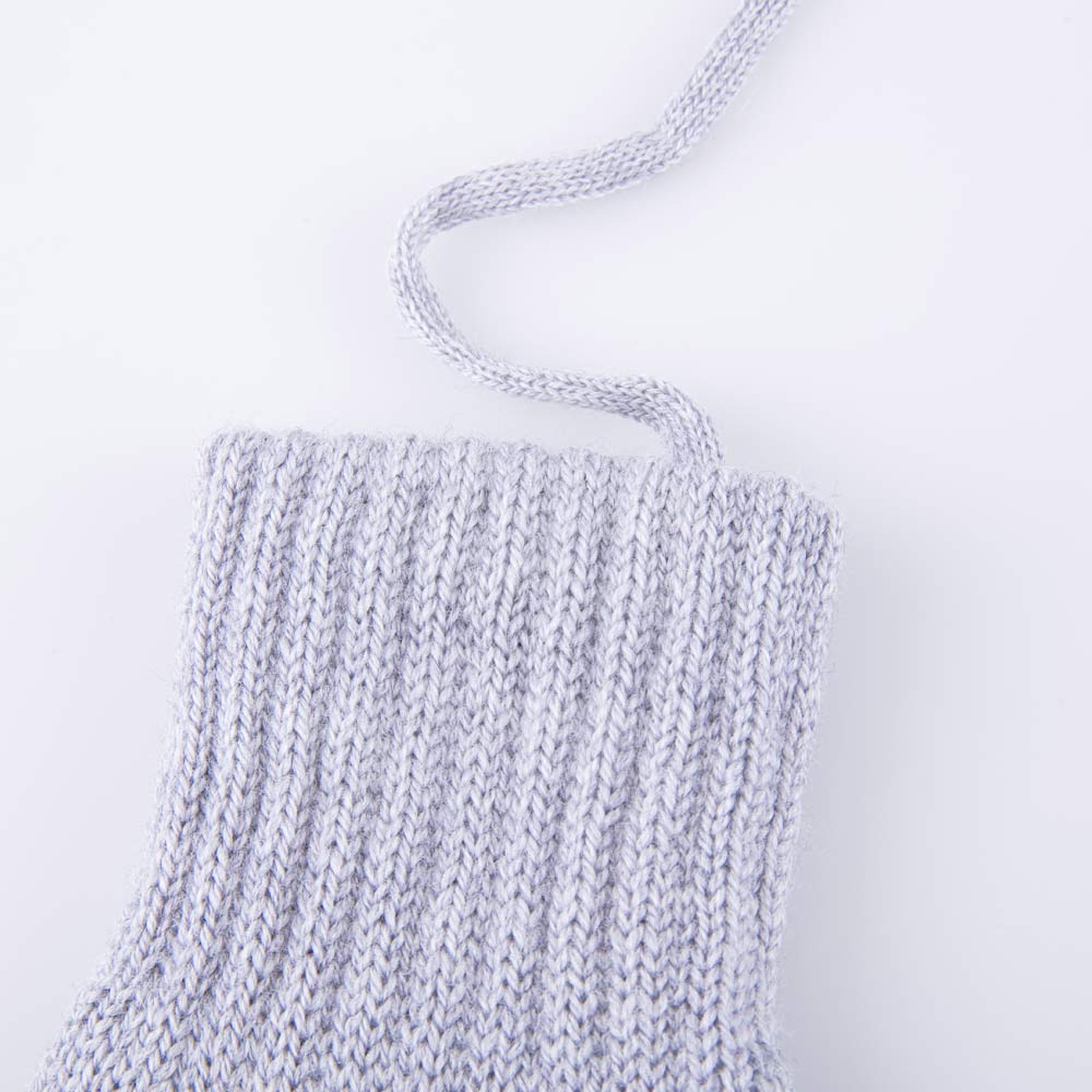 07721232-43 Теплые варежки из шерсти мериноса серый, все фото 2