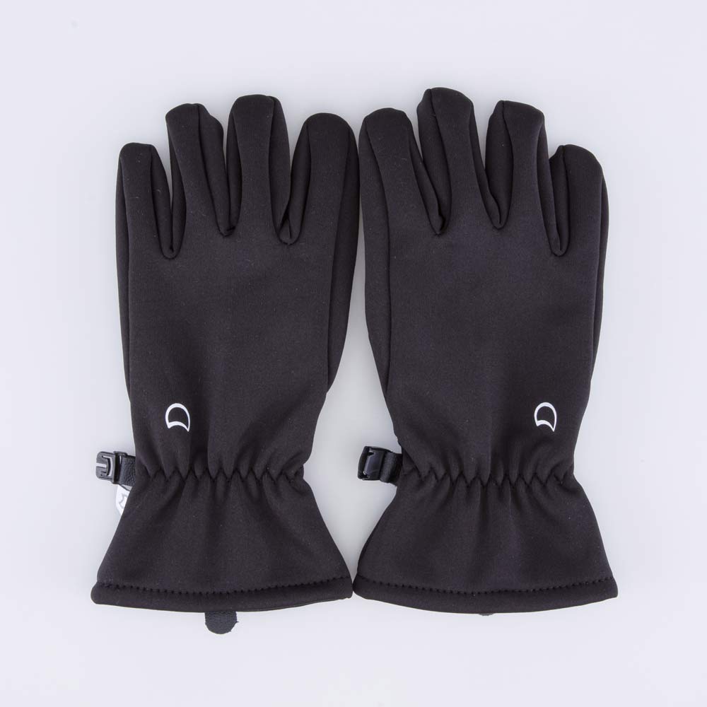 07722154-40 Детские перчатки SoftShell черный, все фото 1