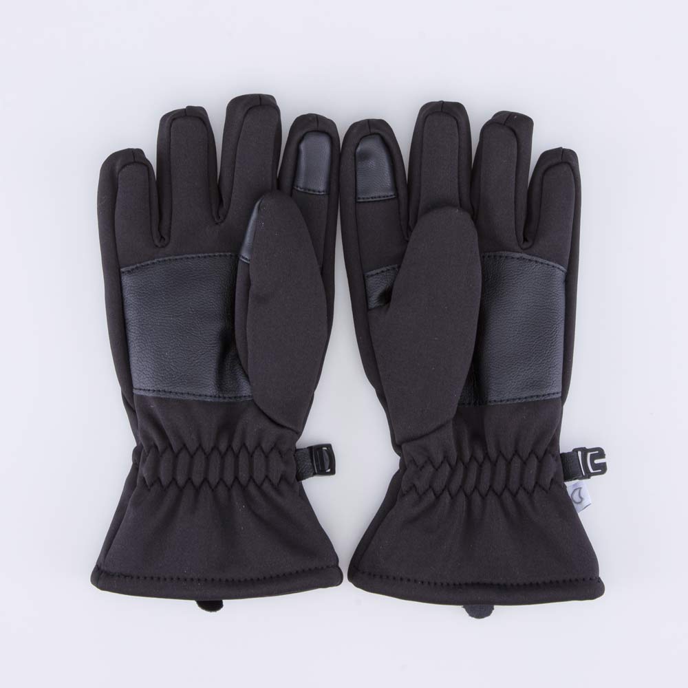 07722154-40 Детские перчатки SoftShell черный, все фото 2