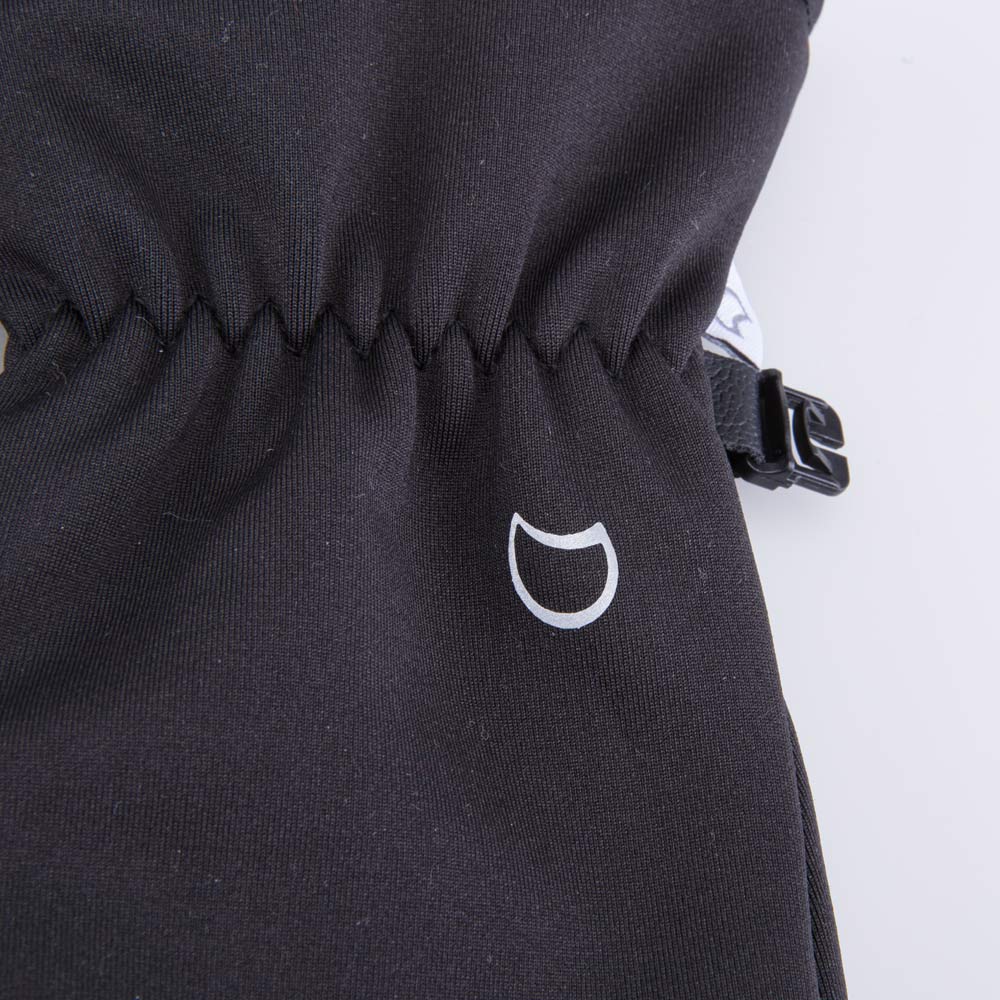 07722154-40 Детские перчатки SoftShell черный, все фото 3