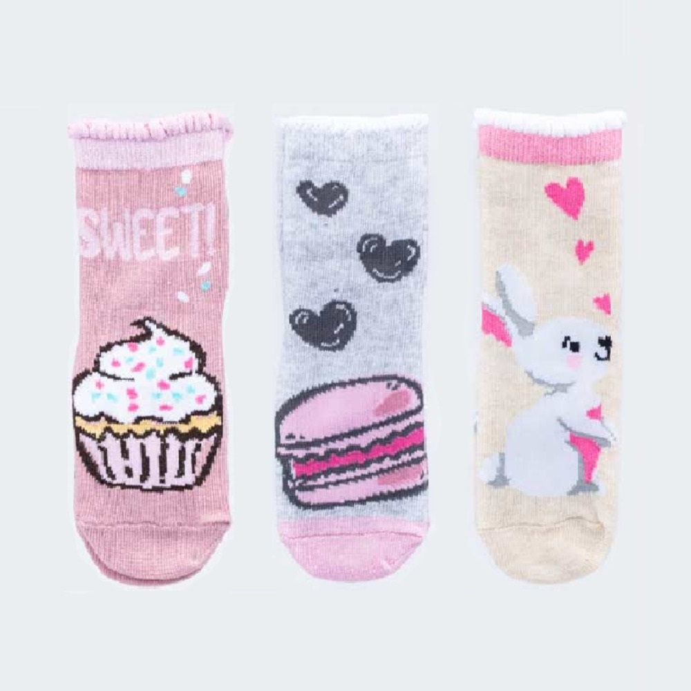 07842505-40 Носки с тормозами для девочки в ассортименте (1 пара), все фото 1