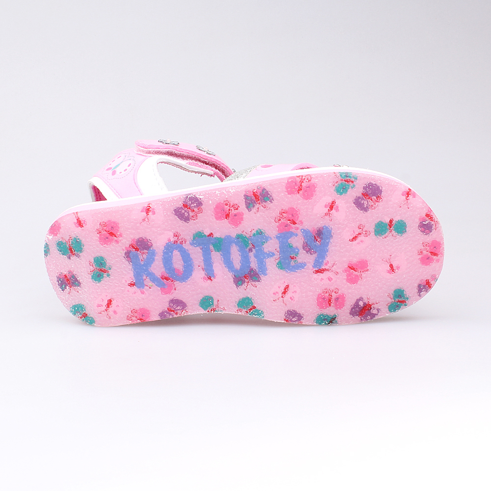 425007-11 Пляжная обувь розовая, все фото 3