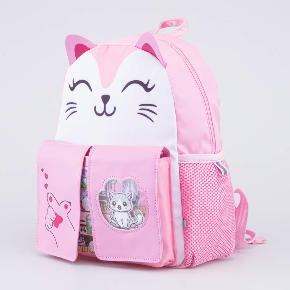 02810355-40 Детский рюкзак с патчем Кошечка, все фото 2