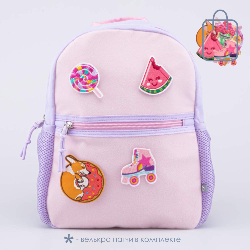 02810356-40 Рюкзак с патчами Детские радости, все фото 1