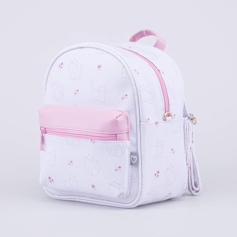 02811292-40 Детский кожаный рюкзак Кошечки, все фото 2