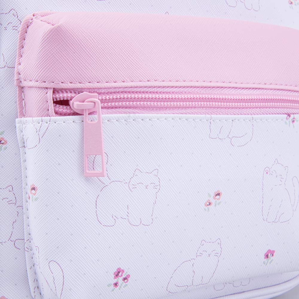 02811292-40 Детский кожаный рюкзак Кошечки, все фото 5