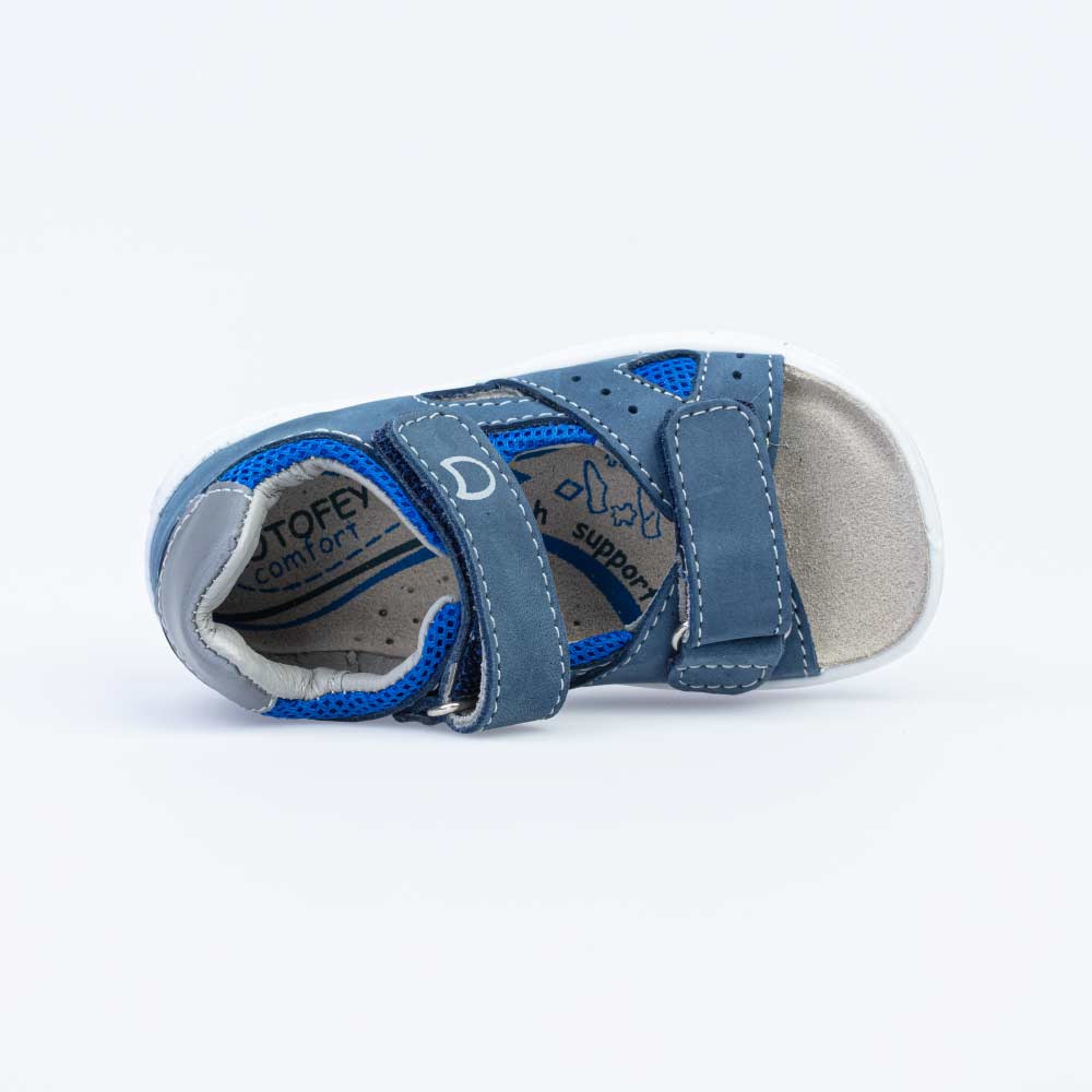 122161-21 Сандалии из натурального нубука для мальчика, все фото 4