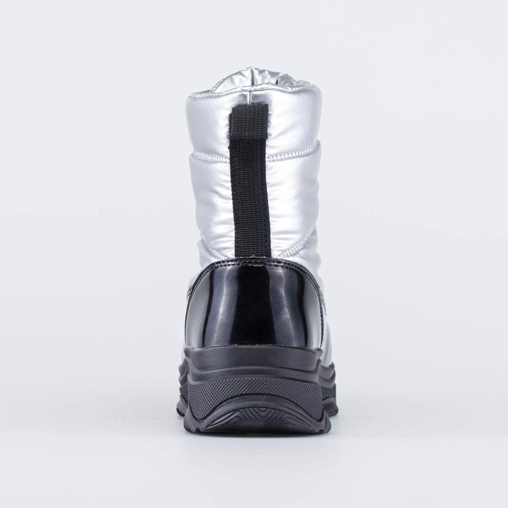 764047-42 Мембранные ботинки-дутики для девочки серебристый, все фото 5