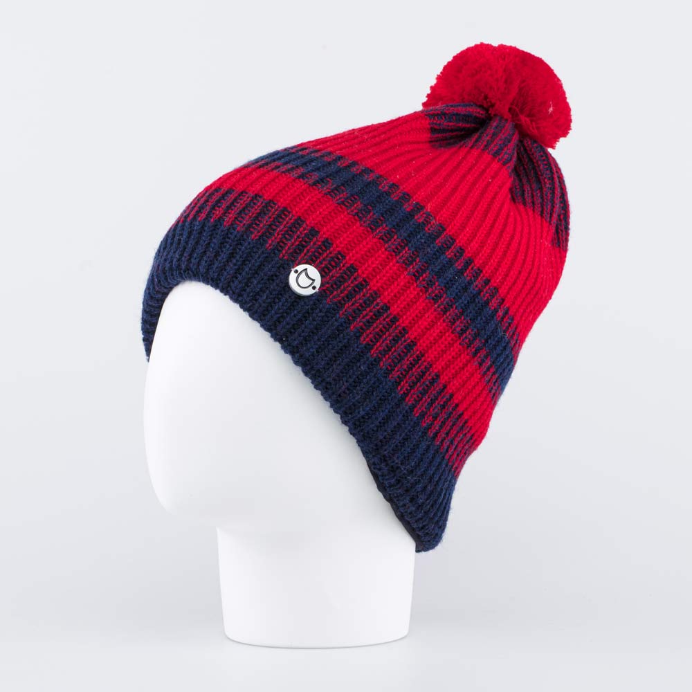 07711419-40 Шапка детская с утеплителем Красно-Синий, все фото 1