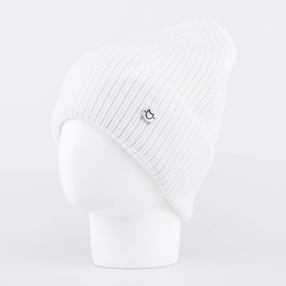 07811404-41 Белая однослойная шапка с отворотом, все фото 1