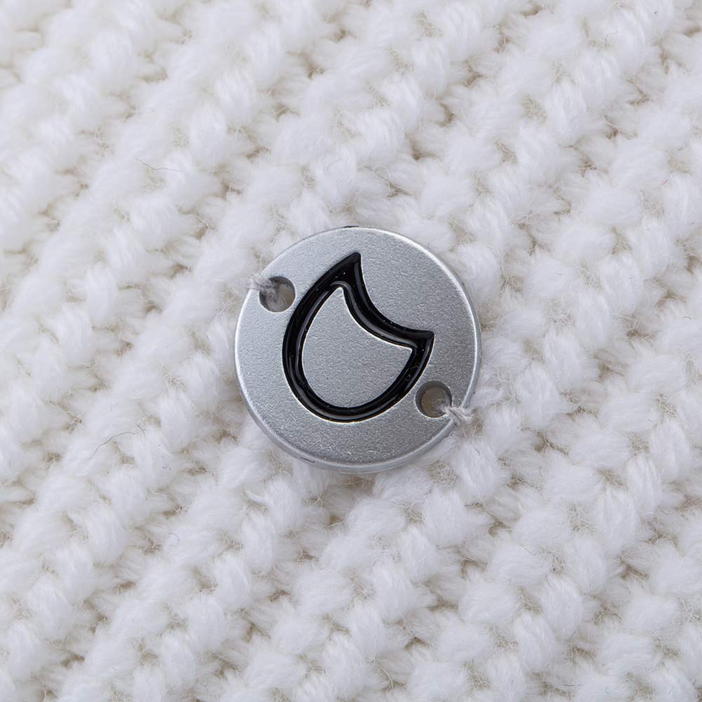 07811404-41 Белая однослойная шапка с отворотом, все фото 3