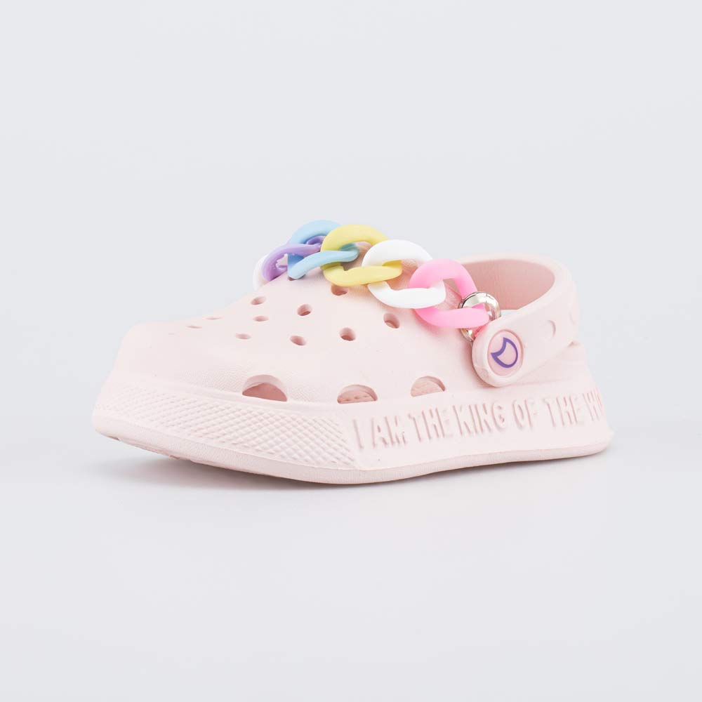 525154-01 Розовые сабо для девочки, все фото 1