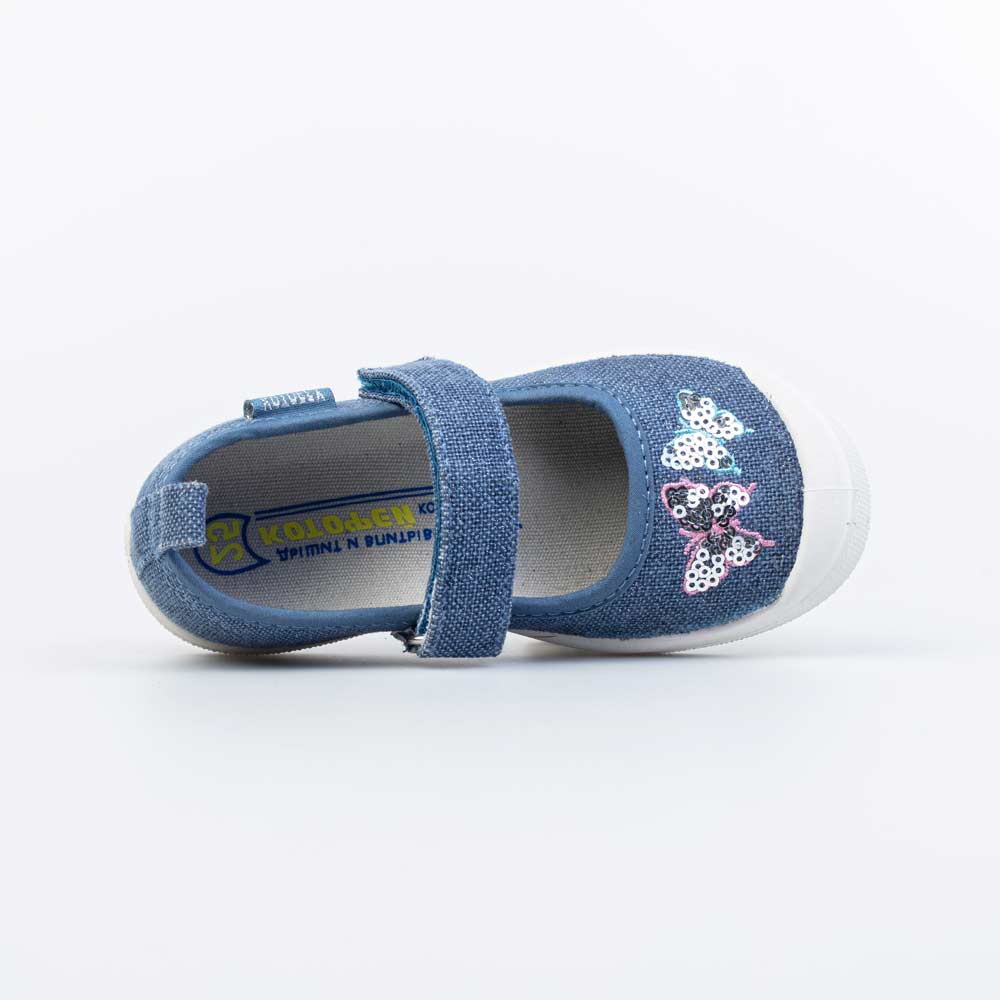 231187-11 Кеды на липучке Бабочки, все фото 4