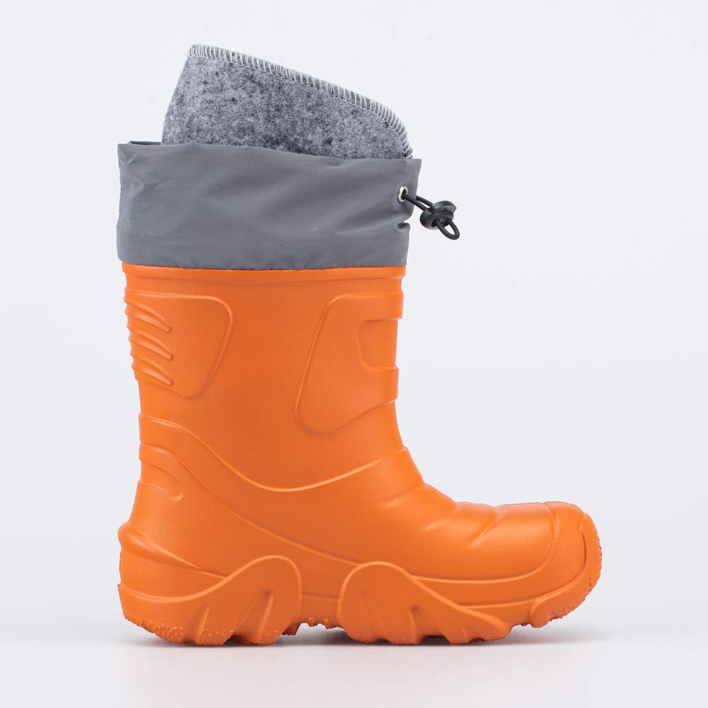 365163-12 Сапожки из ЭВА утепленные оранжевый, все фото 2