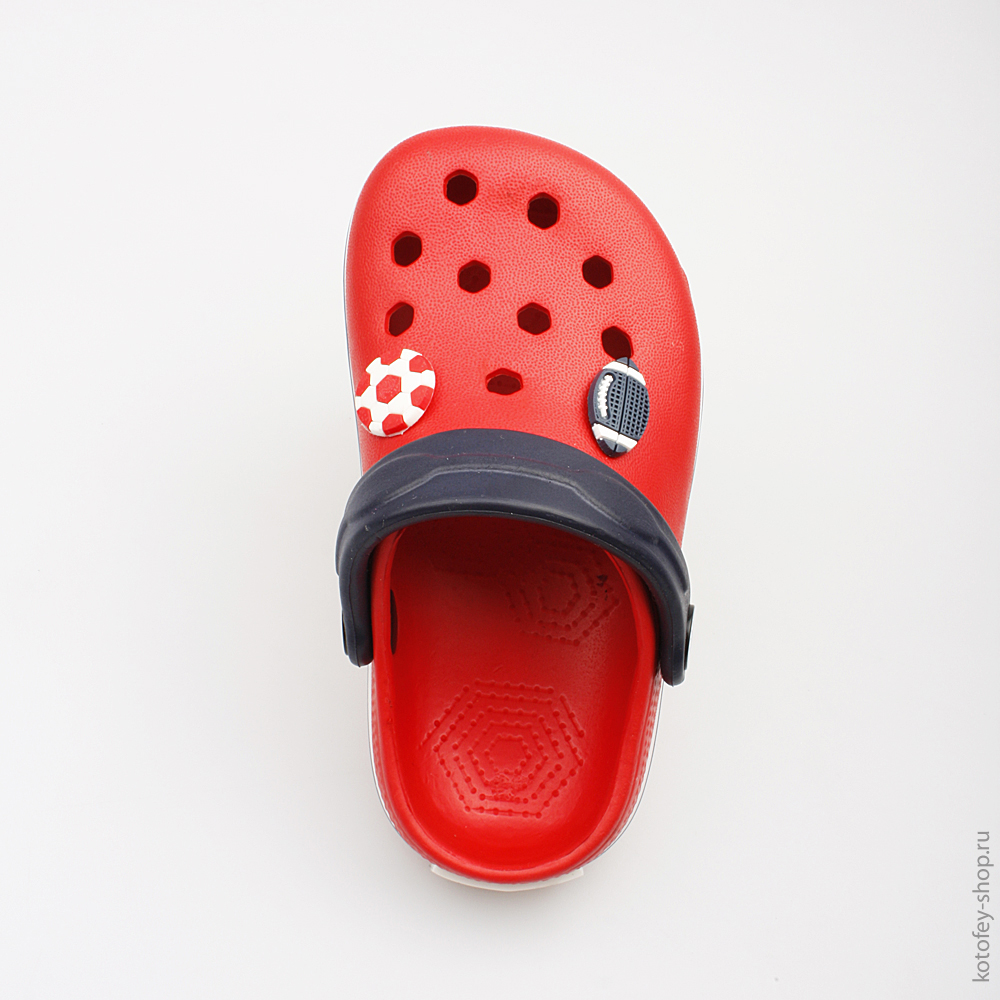 325031-01 Пляжная обувь красная, все фото 4