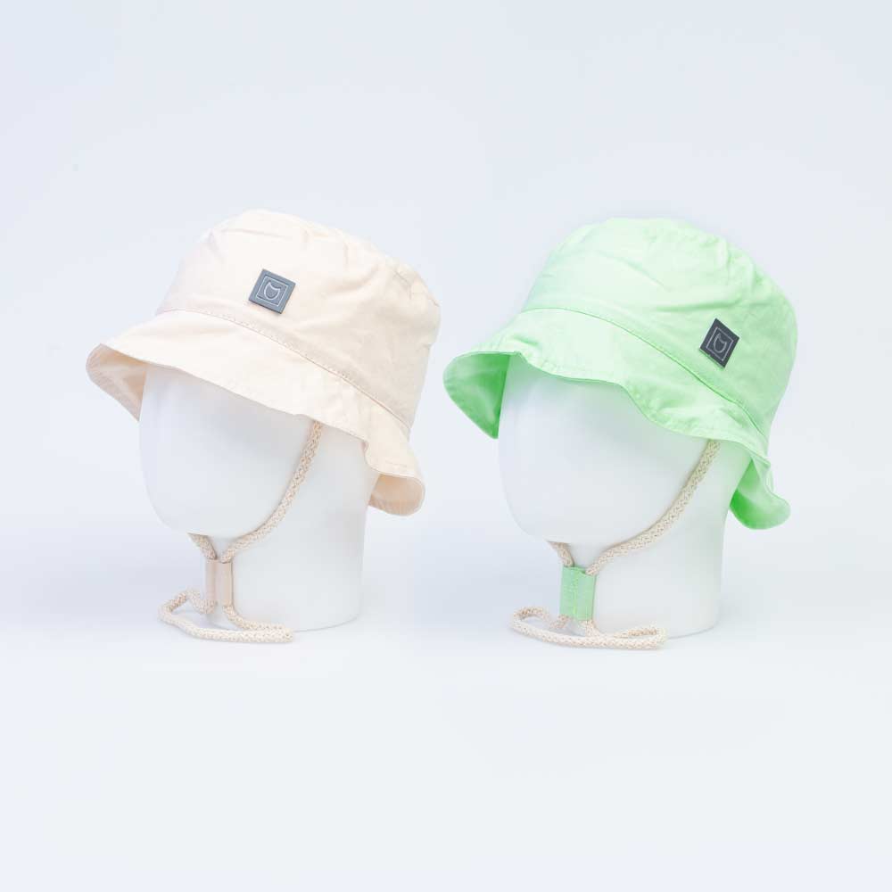 07711234-40 Панама хлопковая для мальчика бежевая, все фото 1