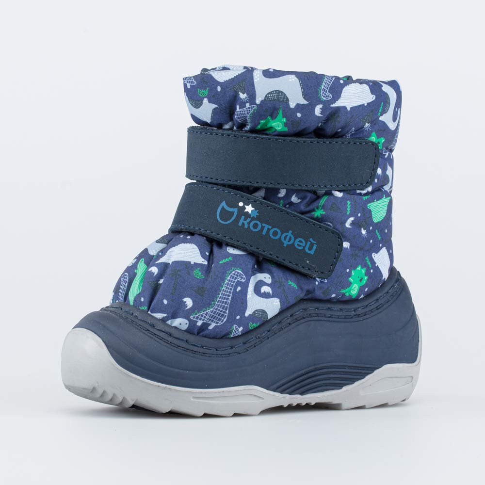061011-40 Зимние сапожки-дутики синий, все фото 1