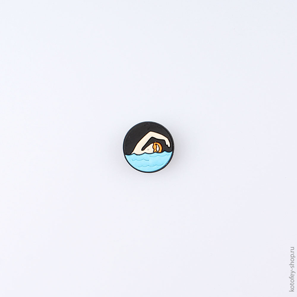 03014003-40 Украшение для обуви Значок плавание, все фото 1