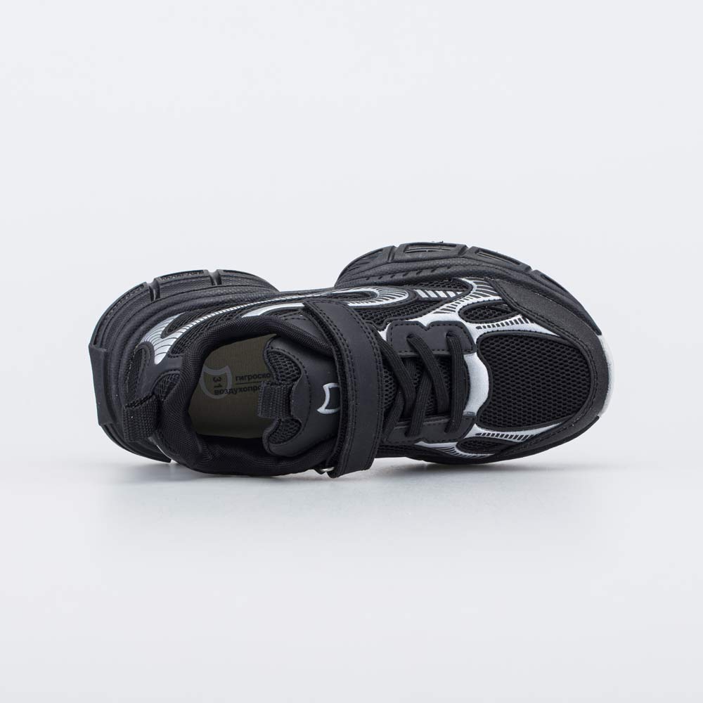 644488-12 Черные кроссовки для мальчика-подростка, все фото 4