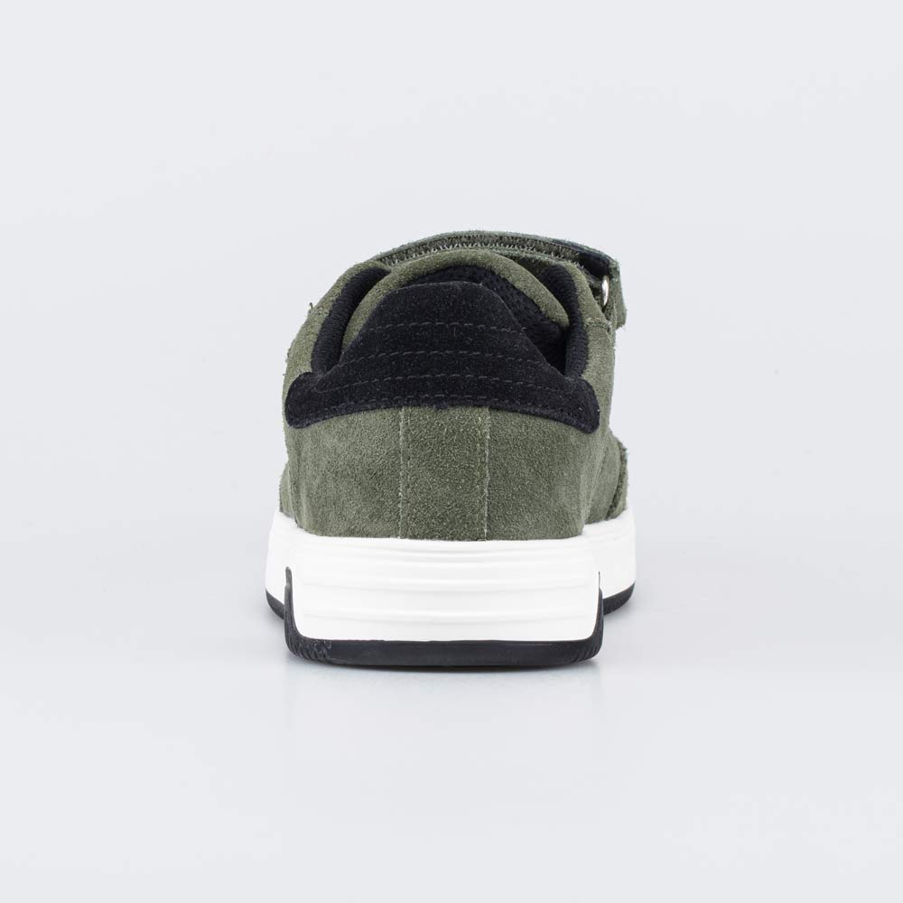 532363-11 Велюровые кеды для мальчика оливковые, все фото 5