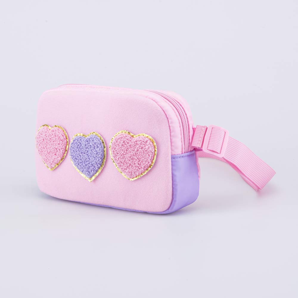 02819014-40 Сумка поясная с патчами для девочки, все фото 2