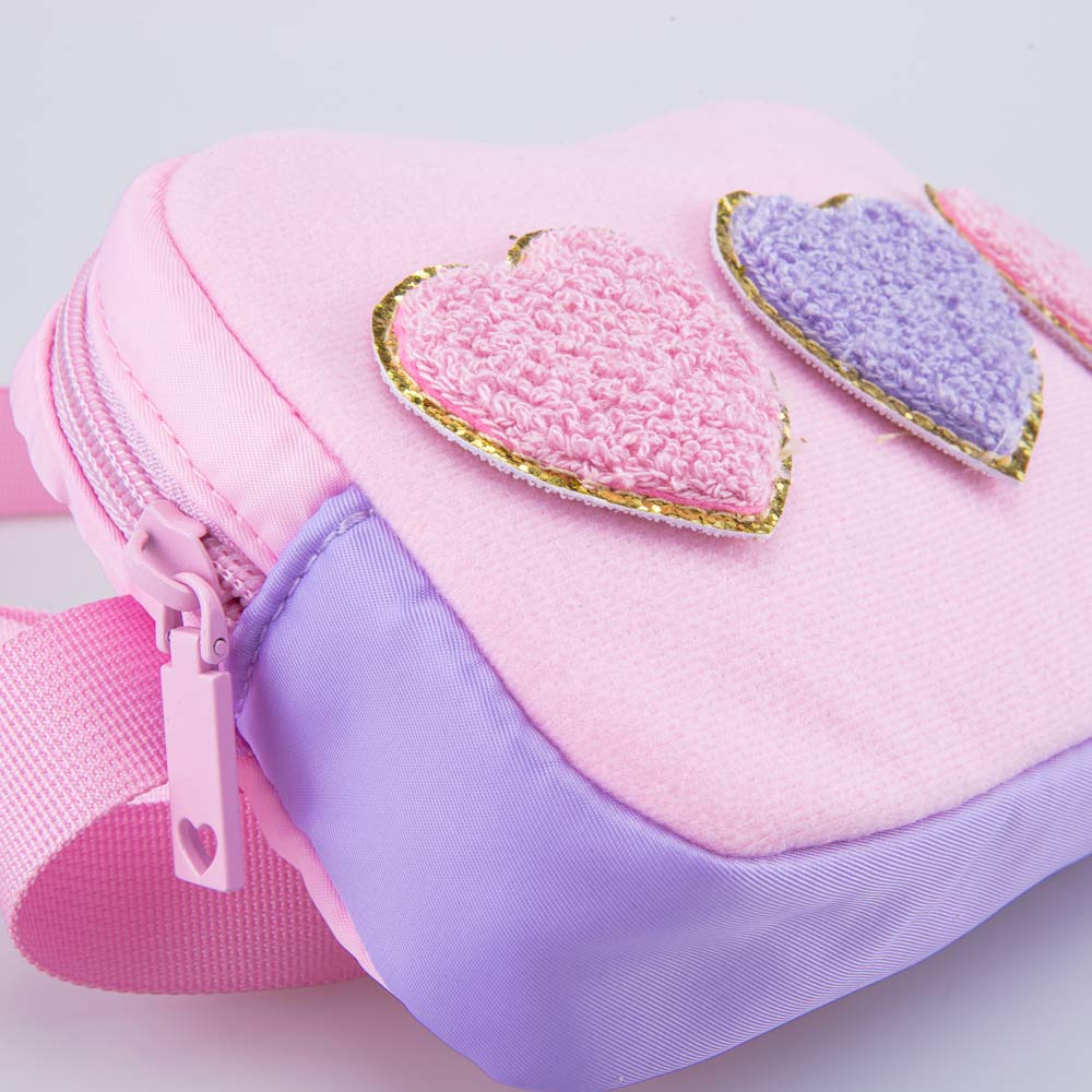 02819014-40 Сумка поясная с патчами для девочки, все фото 5