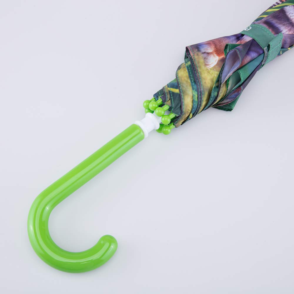 03707208-40 Яркий зонт-трость для детей Тигренок в тропиках, все фото 4