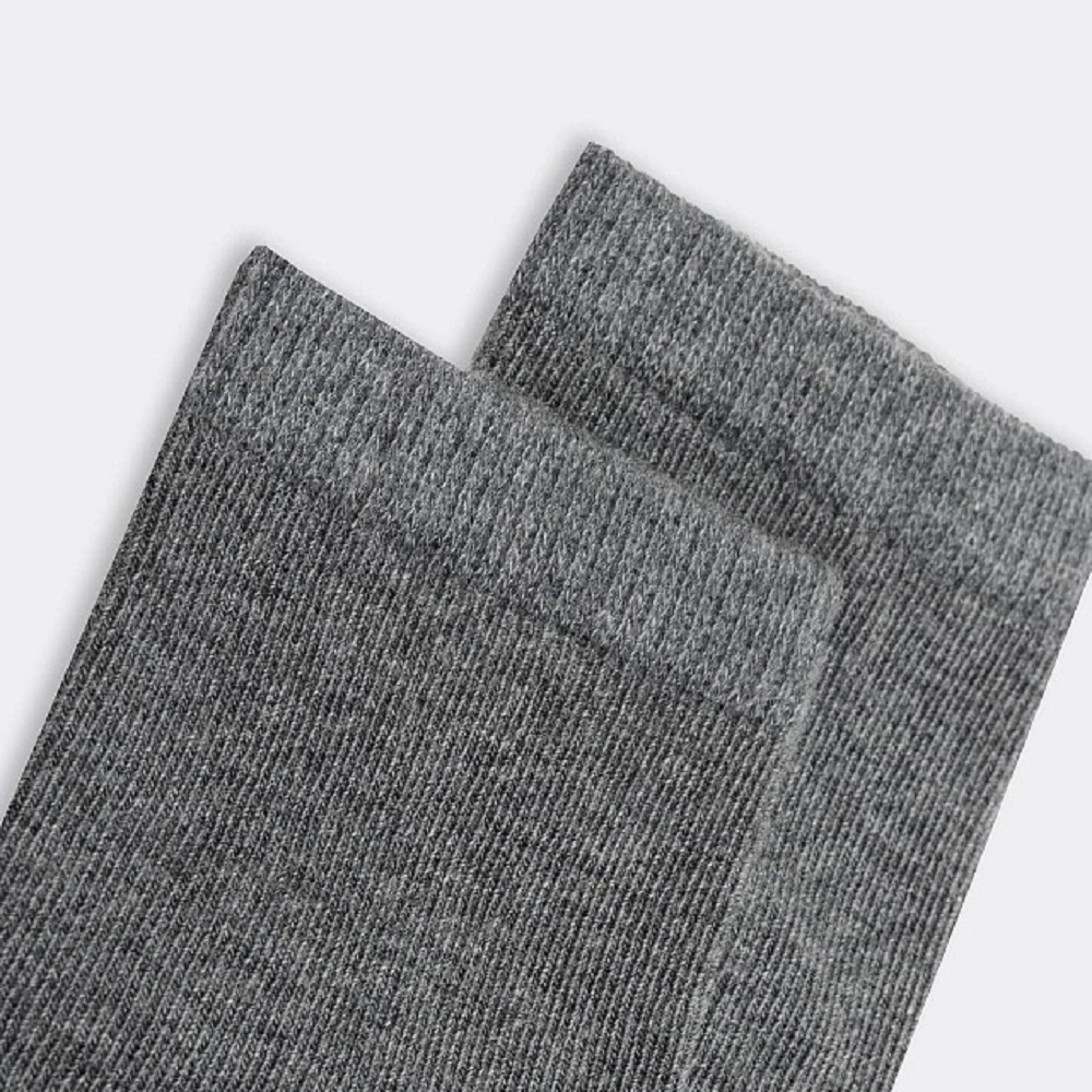 07042246-03 Хлопковые однотонные носки серые, все фото 2