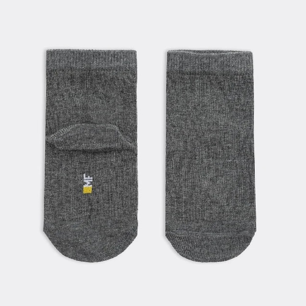 07042246-03 Хлопковые однотонные носки серые, все фото 3