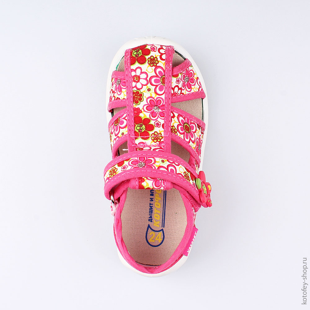 221038-11 Босоножки текстильные, все фото 4