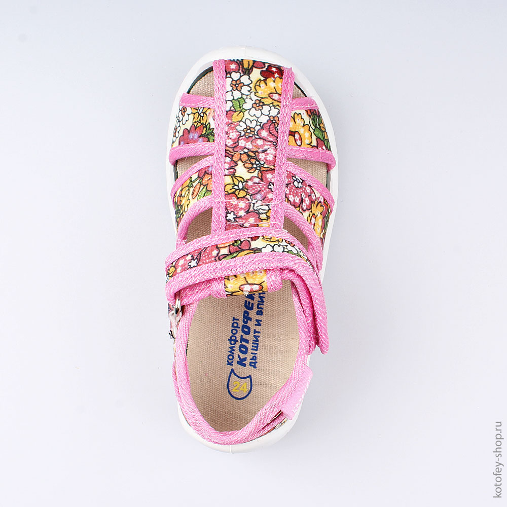 221041-11 Босоножки текстильные, все фото 4