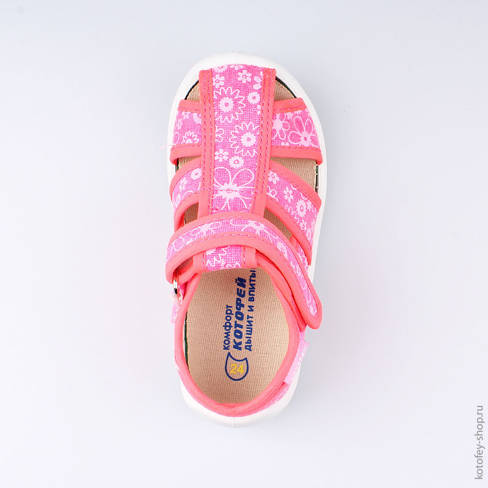 221042-12 Босоножки текстильные, все фото 4