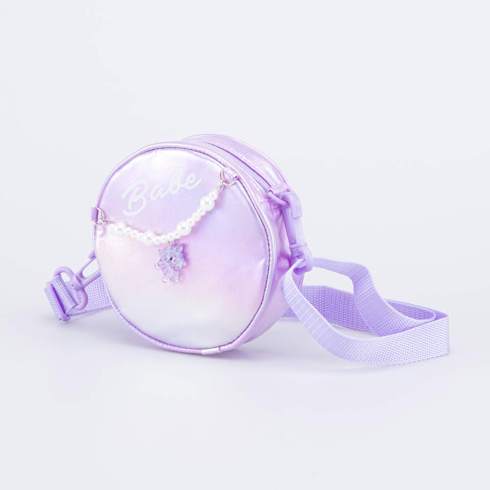 02802331-40 Круглая сумка детская Галография сиреневый, все фото 2