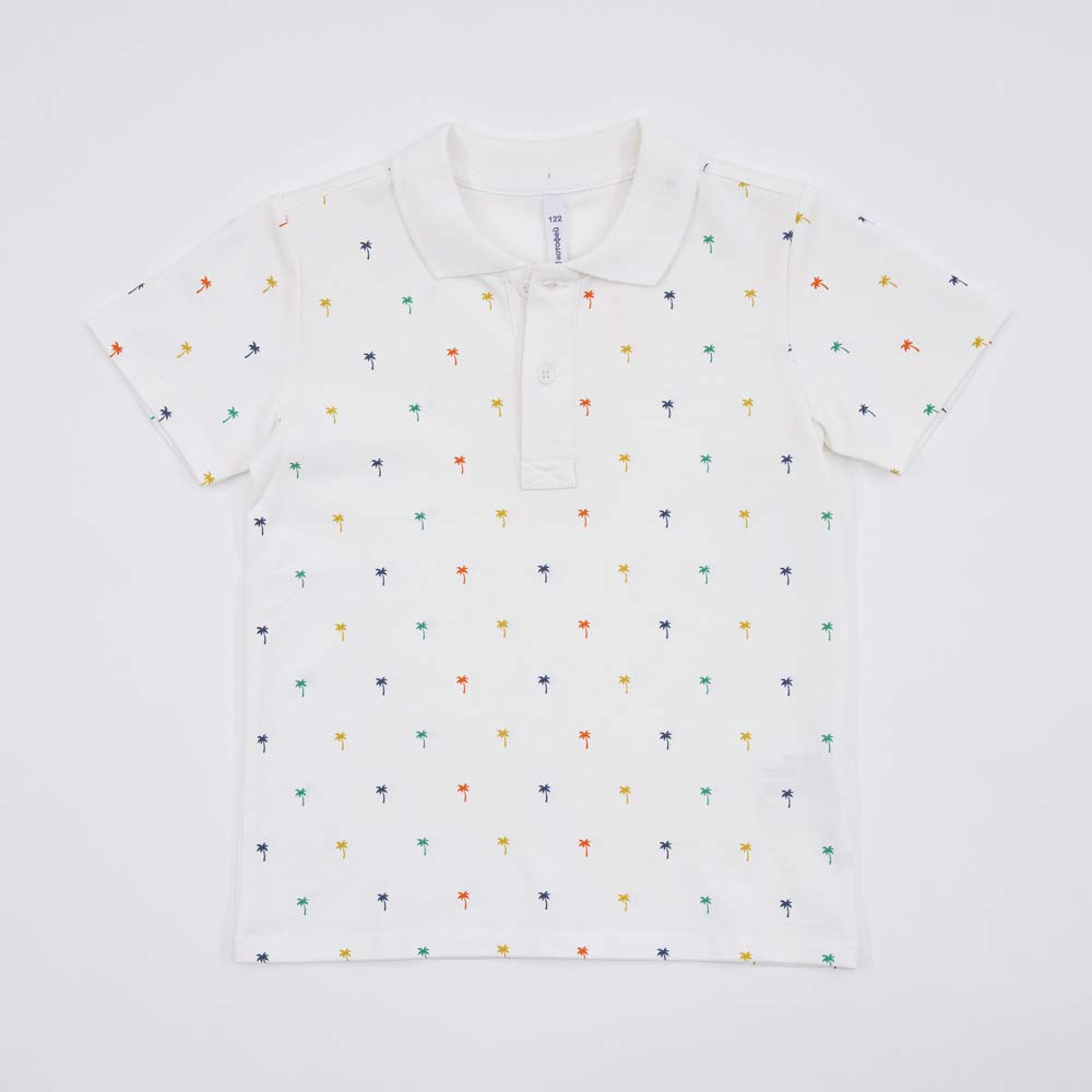 07701003-40 Футболка поло для мальчика белый, все фото 1