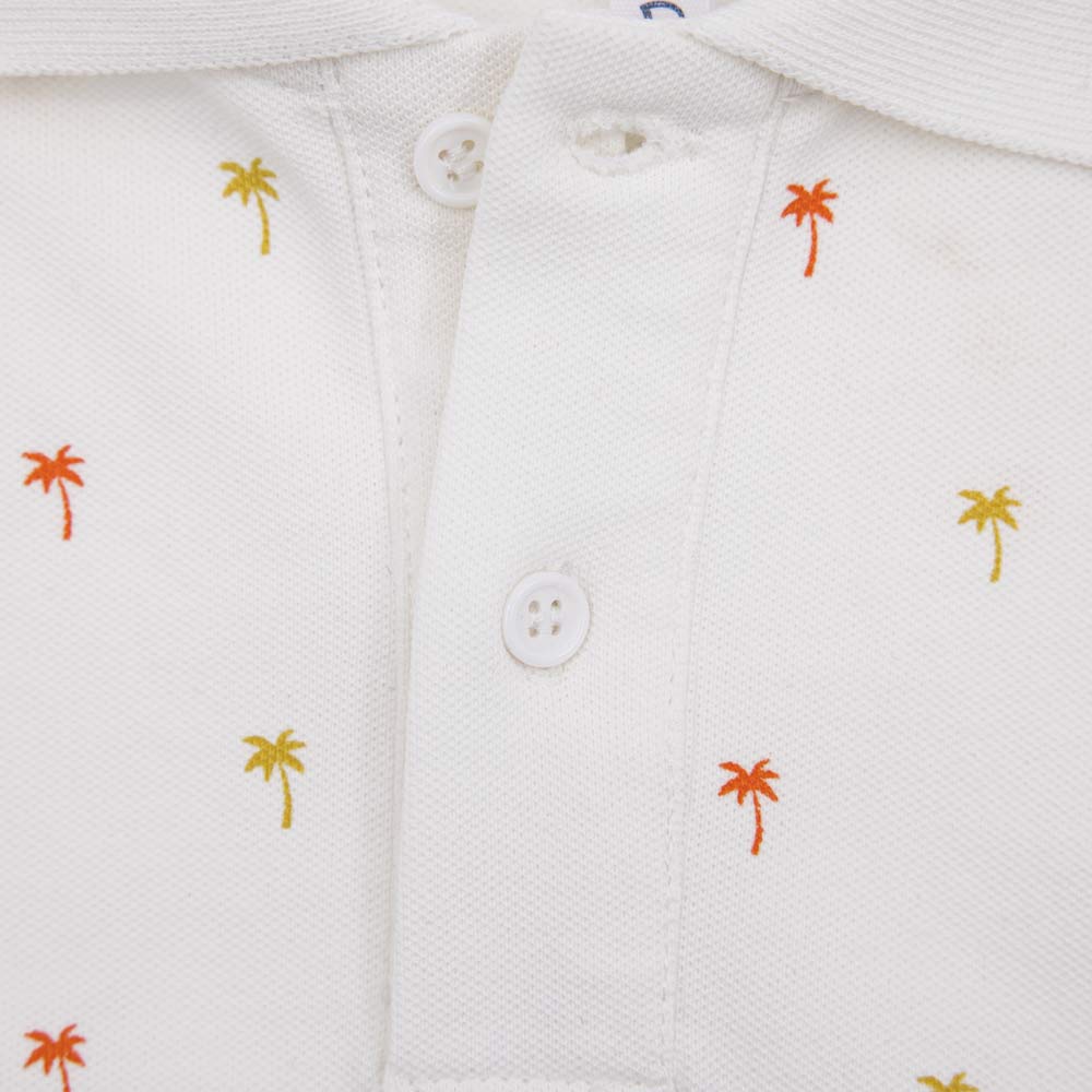 07701003-40 Футболка поло для мальчика белый, все фото 3