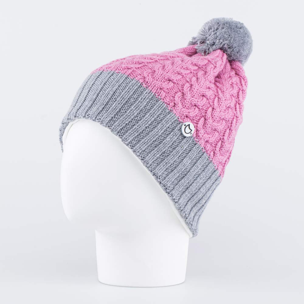 07811392-41 Розовая зимняя шапка для девочки, все фото 1