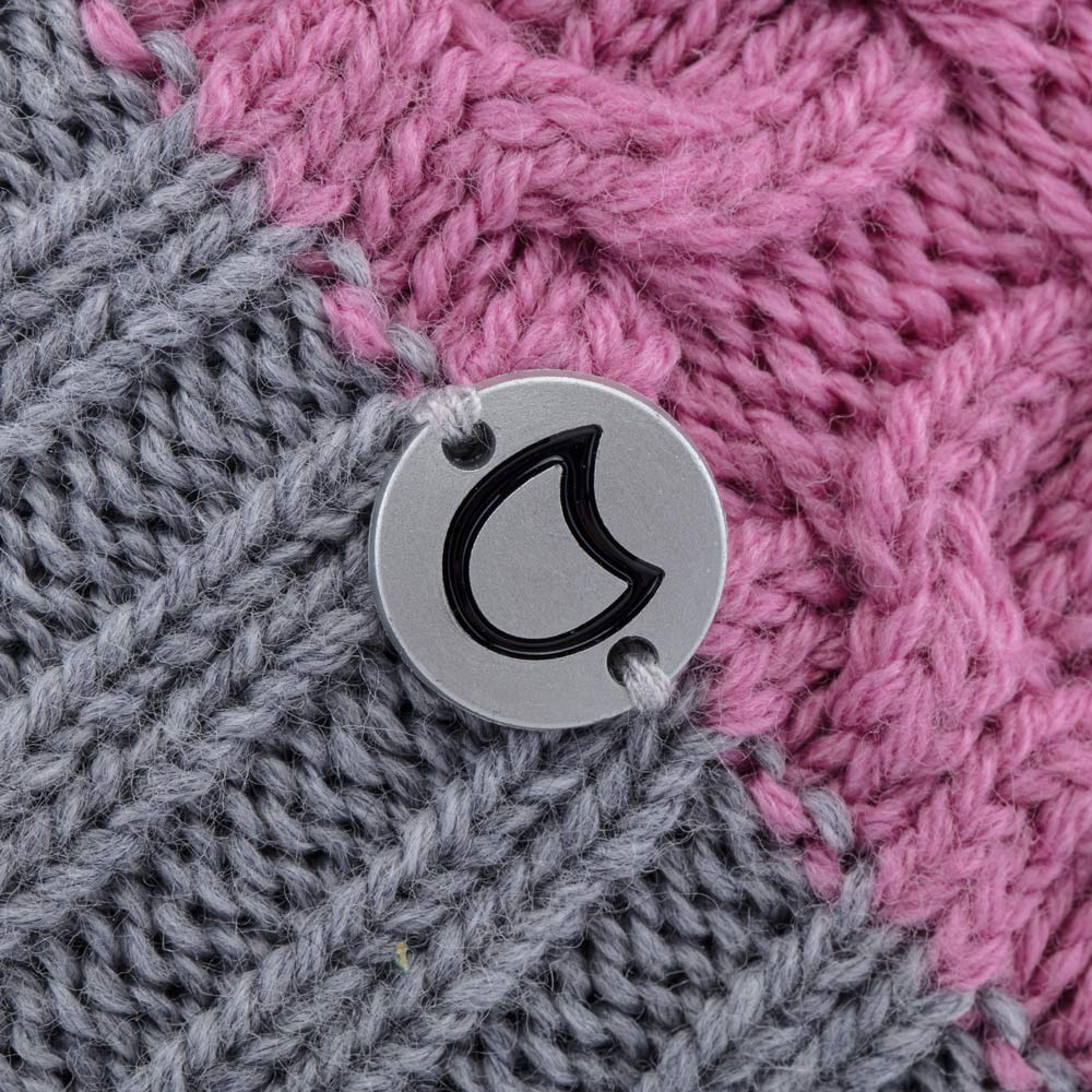 07811392-41 Розовая зимняя шапка для девочки, все фото 3