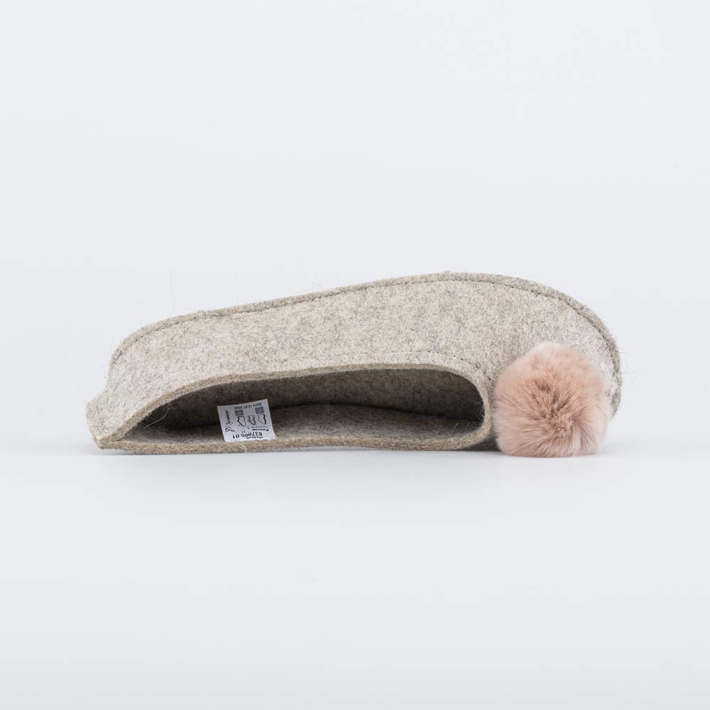 837006-01 Войлочные тапочки-балетки серые, все фото 4