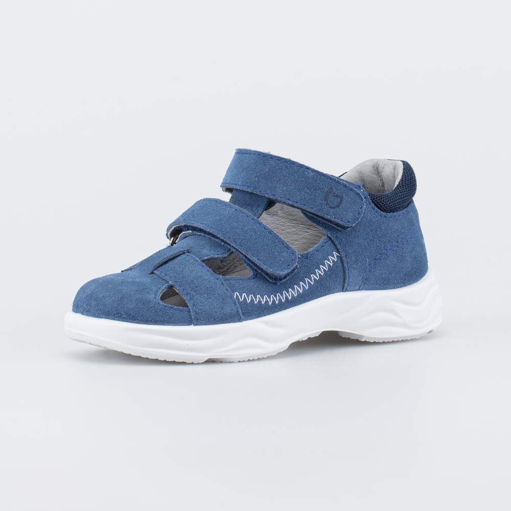 122246-21 Кожаные сандалии на липучках, все фото 1