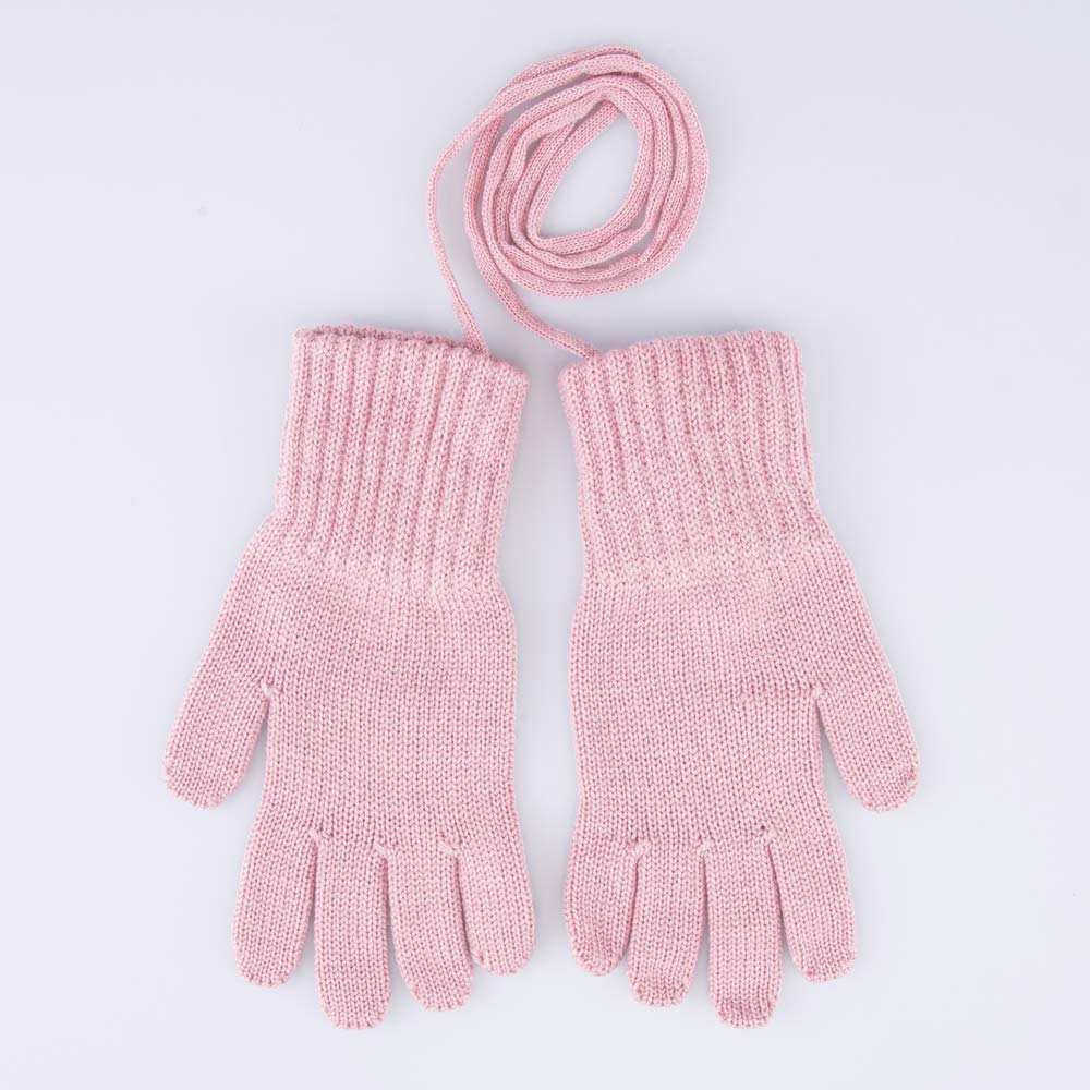 07821221-41 Перчатки из шерсти мериноса розовый, все фото 1