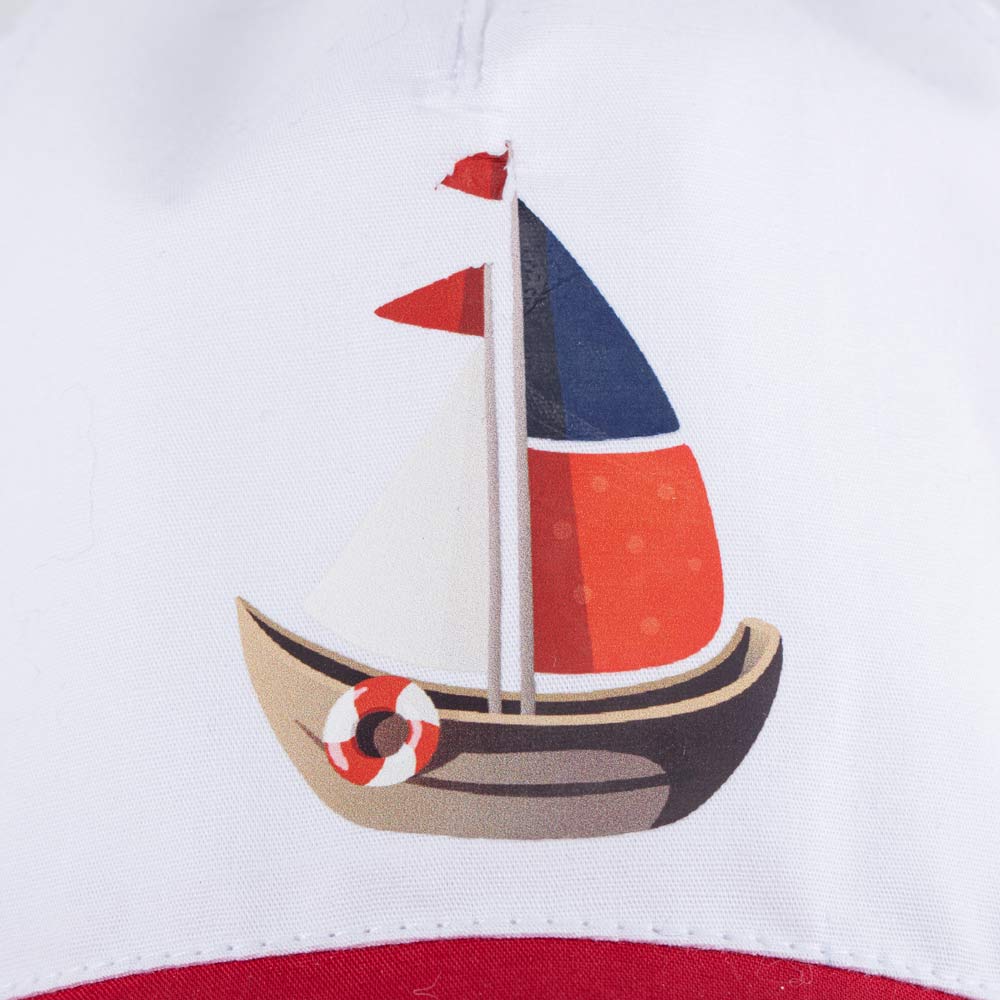 07711729-40 Кепка с сеткой для мальчика белая, все фото 3