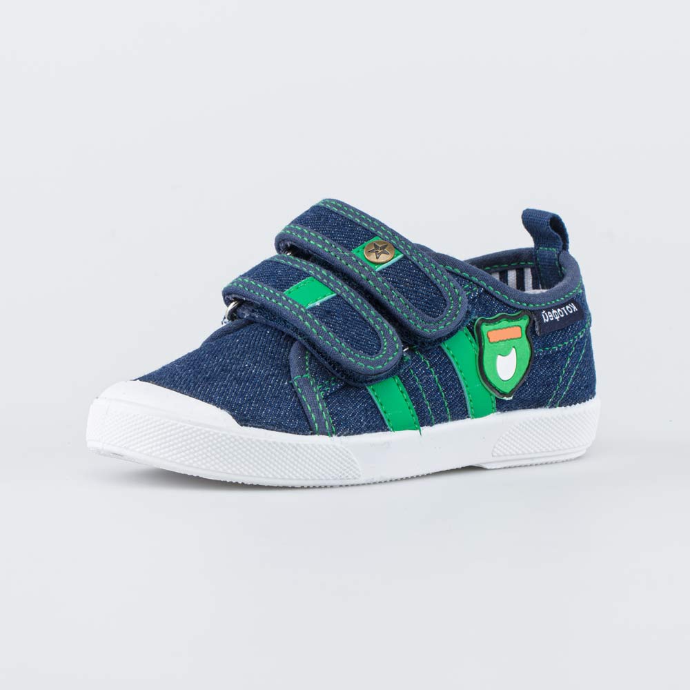 531271-11 Хлопковые кеды на липучках, все фото 1