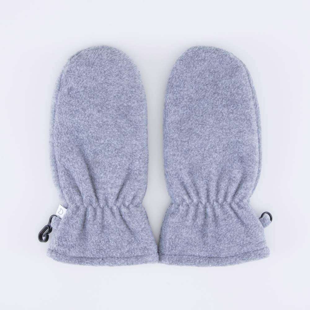07721156-00 Флисовые варежки двухслойные светло-серый, все фото 1