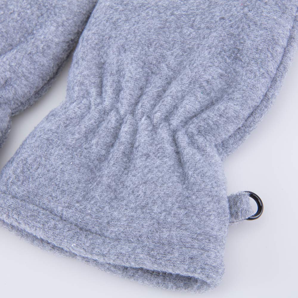 07721156-00 Флисовые варежки двухслойные светло-серый, все фото 3