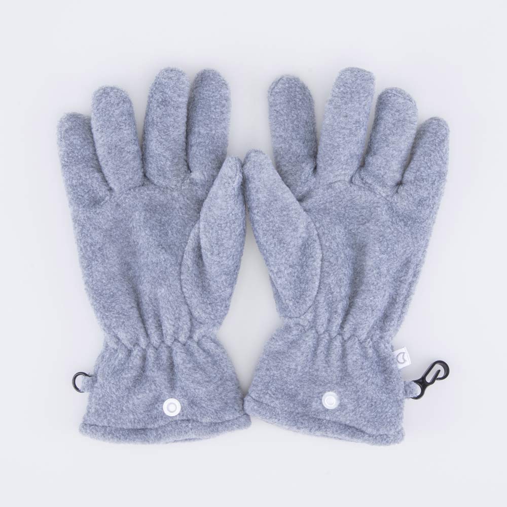 07721155-00 Флисовые перчатки двухслойные серый, все фото 2