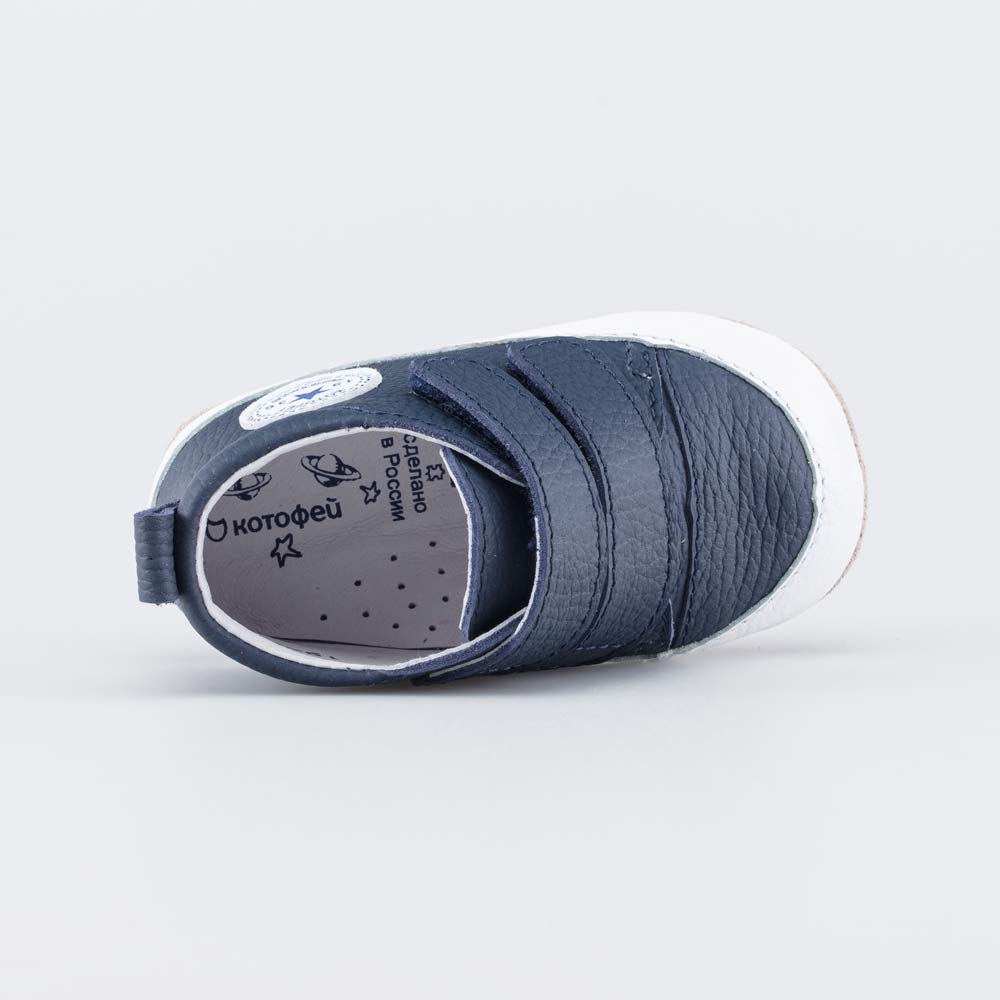 002139-24 Кожаные пинетки на липучке, все фото 4