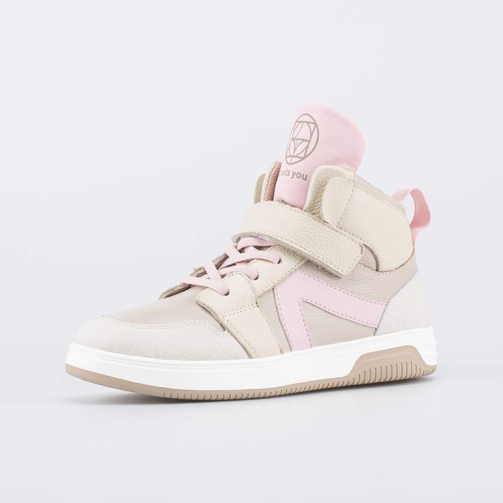 652224-11 Демисезонные кожаные ботинки-кеды, все фото 1