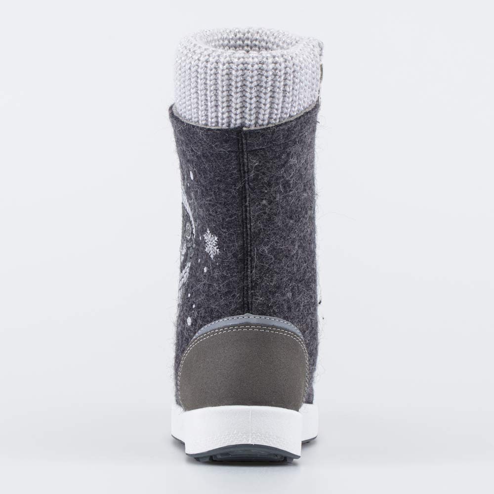 667058-41 Черные валенки для девочки Оленёнок, все фото 5